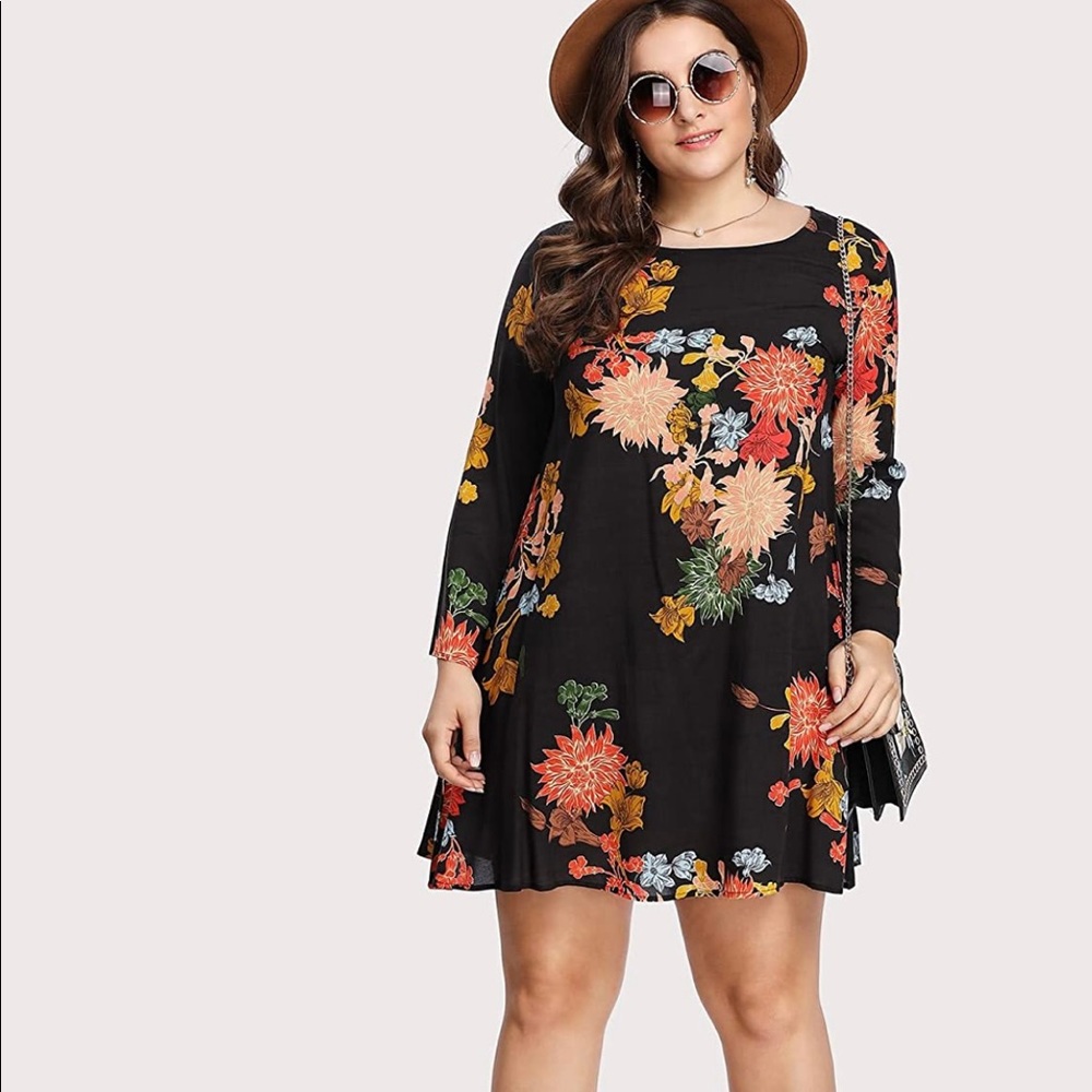 Women's Plus Size Bohemian Print Summer Dress-Never worn in original package 3x